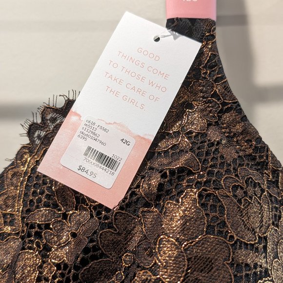 NWT 42G Cacique Lightly Lined Full Coverage Bra with 5 Hooks - Picture 2 of 9